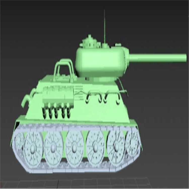 田东充气军用坦克模型